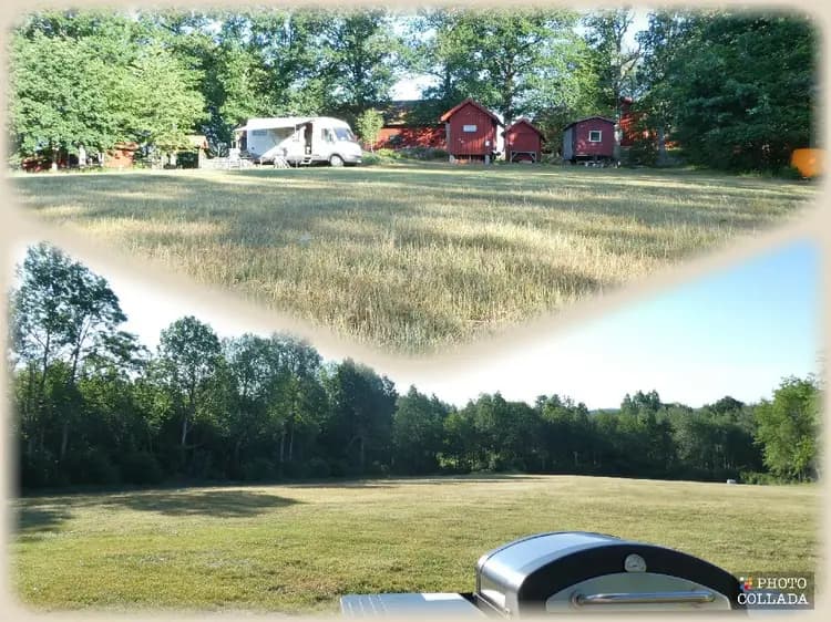 Upplev Lönneberga Friluftscamping, en unik ställplats i Småland för husbil/husvagn vid hembygdsgård. El, vatten, WC. Nära kultur & natur. Midsommar!