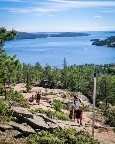 Hitta din perfekta ställplats i Höga Kusten! Friluftsbyn vid Skuleberget erbjuder naturnära boende för husbil/husvagn med el, service & massor av äventyr.